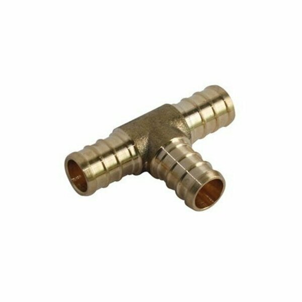 Waterline Products Tee Pipe 3/4in Pex Brass 1441106